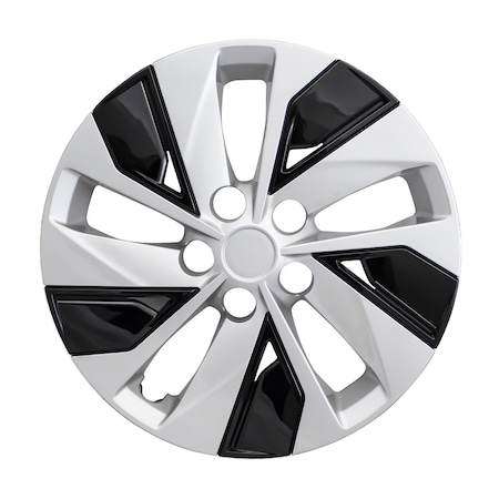 Coast2Coast 16", 5 Split Spoke, Silver/ Black, Plastic, Set Of 4 IWC53816SB